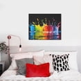 thumbnail image 4 of Lsque Vibrant Color Splash Print Wall Art – Decorative Picture for Living Room, Bedroom, and Office (Horizontal), 4 of 6