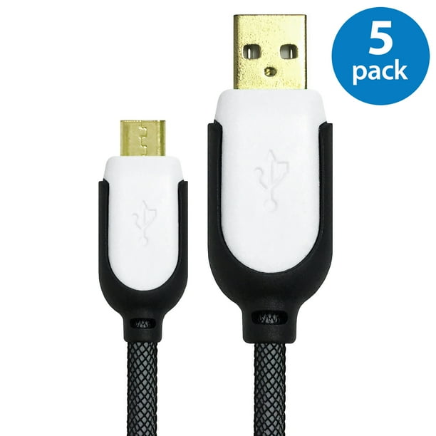 5x Afflux 3.5mm AUX AUXILIARY Cable Male Male Stereo Audio Cord For