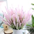 thumbnail image 3 of Fake Flowers Promotion Sale! Nomeni Artificial Fake Lavender Plastic Plant Flowers Home Garden Wedding Decor, Home Decor Clearance Sale Pink, 3 of 3