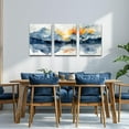 thumbnail image 2 of Mountain Landscapes Wall Paintings Artwork Abstract Wall Decor for Bedroom Living Room Wall Art Office Decoration Bathroom Wall Pictures Modern Aesthetic Home Decor Ready to Hang 3 Piece, 2 of 6