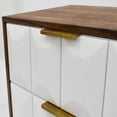 thumbnail image 5 of Black Modern Bedroom Nightstand with Minimalist Design and Metal Frame, 5 of 5