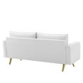 thumbnail image 4 of Modway Revive Performance Velvet Sofa in White, 4 of 8