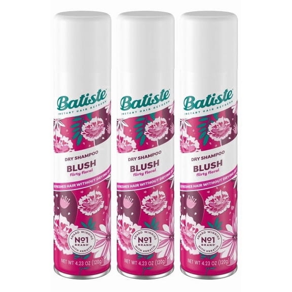 Batiste Dry Shampoo, Blush 6.73 oz (Pack of 3)