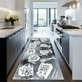 thumbnail image 5 of Soulgenix Kitchen Rug Sets, 3 Pieces Runner Rug with Non-Slip Baking for Kitchen Floor Comfort Standing, Rugs Mat with 20"x32"+20"x47"+20"x59", 5 of 9