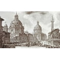 thumbnail image 2 of Piranesi, Giovanni Battista 18x13 White Modern Wood Framed Museum Art Print Titled - A View of Rome, 2 of 4