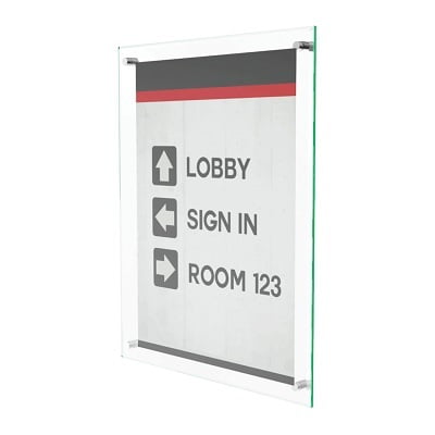 Sign Holder Wall Beveled Edge 8 5x11 Walmart Canada