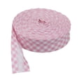 thumbnail image 1 of Yuarrent Puntos que imprimen artesanías de cinta planchadas con encantadores patrones de puntos Cinta al bies de algodón versátil fácil Tela de costura y artesanía cuadros rosa, 1 of 6