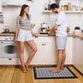 thumbnail image 5 of GALMAXS7 Kitchen Rug Absorbent Rubber backed Kitchen Mat Black Woven Floor Mat for Cooking 20" x 32", 5 of 8