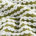 thumbnail image 5 of Home Soft Things Chain Tweed Throw Blanket, Reversible Lightweight Super Soft Cozy Throw Blanket, 50x60 inches, Green Olive, 5 of 9