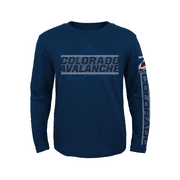 Reebok NHL Youth Colorado Avalanche Line Up Long Sleeve Tee, Navy