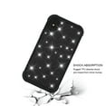 thumbnail image 4 of SOATUTO For iPhone X Phone Case, Cute Shockproof Glitter Sparkle Bling Silicone PC Hybrid Armor Phone Case Cover for Apple iPhone X/XS 5.8 Inch(Black), 4 of 6