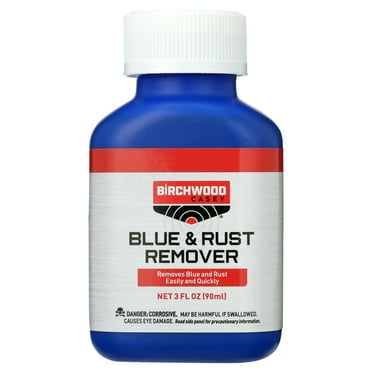 Birchwood Casey Liquid Blue Rust Remover, 3 oz, Gun Solvent