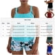 thumbnail image 3 of Traje de baño de dos piezas para mujer, tankini, estampado de hojas, bikini dividido, traje de baño de dos piezas para mujer, tankinis, trajes de baño de 2 piezas para mujer, trajes de baño para mujer, 3 of 6