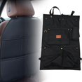 thumbnail image 6 of yotijay Car Backseat Organizer with Multiple Pockets Multipurpose Car Tissue Box Scratch Black, 6 of 9