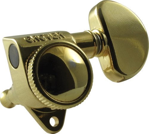 Grover Rotomatic Roto-Grip locking Tuners, 3 per side - Gold