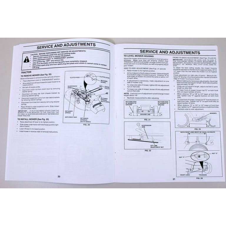 Craftsman 917.259556 Lawn Mower Garden Tractor Owners Operators Parts Manual Walmart