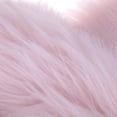 thumbnail image 4 of Blesiya - Alfombra de piel de oveja artificial cómoda, antipelusas, 60 x 90 cm Rosa claro, 4 of 9