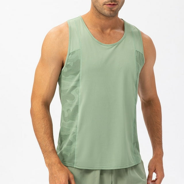 pstuiky Camisetas sin mangas, Camiseta deportiva sin mangas con cuello redondo para hombre, para entrenamiento, fitness, correr, seca y ajustada Tops elegantes para mujer s