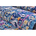 thumbnail image 4 of Rowen Dark Blue Traditional Indoor/Outdoor Area Rug 5'2" x 7'5", 4 of 6