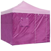 InstaHibit 10x6.5 Ft Pop up Canopy Sidewall Kit Door Window 4 Pieces Outdoor