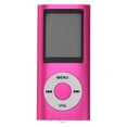 thumbnail image 1 of Reproductor MP3/MP4 compacto, reproductor de música digital, vídeo, visor de fotos, grabadora de vídeo y voz con puerto mini USB, pantalla de 1,8 pulgadas (rosa), 1 of 5
