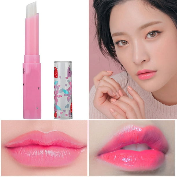 Lip Balm Color Changing Lip Balm Moisturizing Lip Balm Strawberry