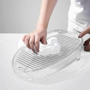 Hand Washing Board, with Hanging Hole Thicken Practical Bathroom Accessories Laundry Board for Household Laundry