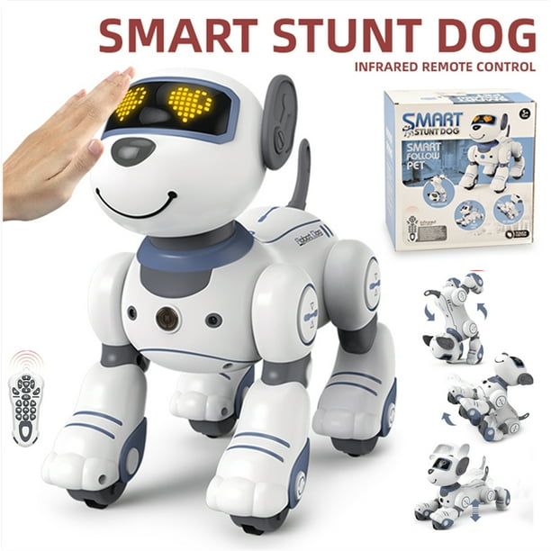 Remote Control Robot Dog Toy for Kids, Programmable Robotic Puppy
