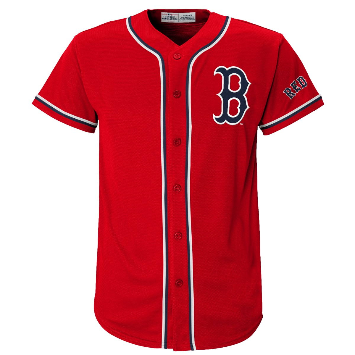 MLB Boston Red Sox Youth Secondary Color Synthetic Jersey