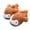 Brown, variant on Kakishop Kids Toddler Slippers Baby Girls Boys Cute Cartoon House Shoes Children's Non Slip Warm Fall Winter Fuzzy Indoor Slipper, 3.5(10-11 Years)