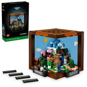 LEGO Minecraft The Crafting Table, Video Game Building Set with Minecraft Figures, Mobs and Biomes, 15 Year Anniversary Model, Minecraft Gift Idea for Adults, 21265