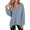 Light Blue, variant on Luniro Women's Oversized Sweatshirts Long Sleeve V Neck Shirt Loose Trendy Fall Pullover Tops Size S-XXL