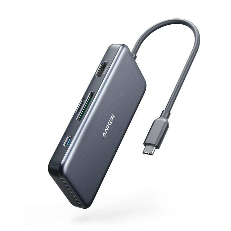 Anker USB C Hub Adapter, 7-in-1 USB C Adapter, with 4K HDMI, Power Delivery MacBook Pro, Pixelbook, XPS - Walmart.com