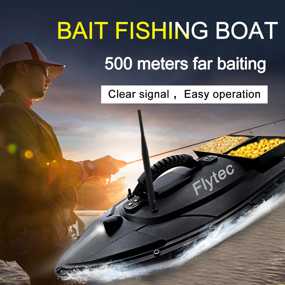 796A LED Fishing Bait Boat Remote Control Plastic Alloy Outdoor Practical 