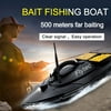 Flytec V500 RC Fishing Bait Boat RC Boat Fish 1.5kg Loading 500M Remote Control Double Motor Night Light