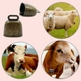 thumbnail image 5 of 10 Pcs Vintage Ornament Bells with 66 Yards Elastic String, Small Brass Bells, Loud Cow Horse Sheep Grazing Copper Bells, Bronze Bells Metal Bells, 5 of 7