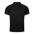 thumbnail image 4 of Fnnxeal Mens Polo Shirts, Collared Solid Lightweight Summer Casual Shirt With Short Sleeves Shirt for Men Black, 4 of 5