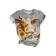 thumbnail image 1 of DYMADE T-shirt d'Été à Manches Courtes et Col Rond pour Femme, 1 of 2