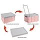 thumbnail image 4 of Contenedor de manipulación reforzado, organizador de armario y almacenamiento, contenedor móvil para ropa de cama, contenedor plano grande, 4 of 5