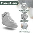 thumbnail image 3 of 2 Pack Foot Cast Sock Cover,Happon Foot Cast Shower Cover Plaster Protector, Plaster Stocking Protective, Adjustable Drawstring Plaster Foot Socks for Men and Women Foot Leg Protection, 3 of 6