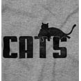 thumbnail image 2 of Cats Kittycat Feline Lovers Cool Cute Crewneck T Shirts Boy Girl Teen Brisco Brands M, 2 of 6