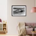 thumbnail image 3 of Historic Framed Print, Natives rowing barge filled with grain, Barbados, 17-7/8" x 21-7/8", 3 of 9