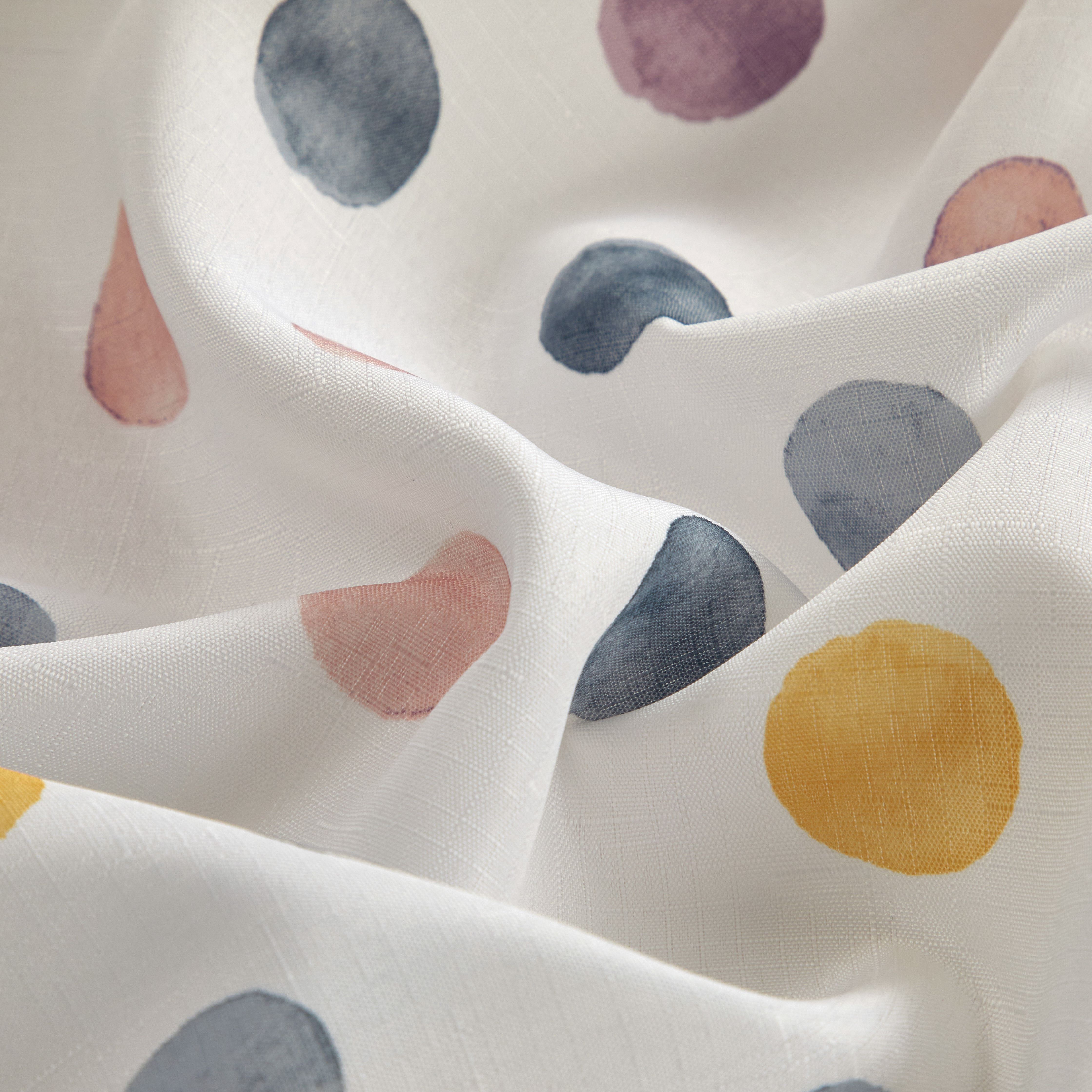 (3 pack) Mainstays Watercolor Dots Shower Curtain, 72" X 72", Polyester