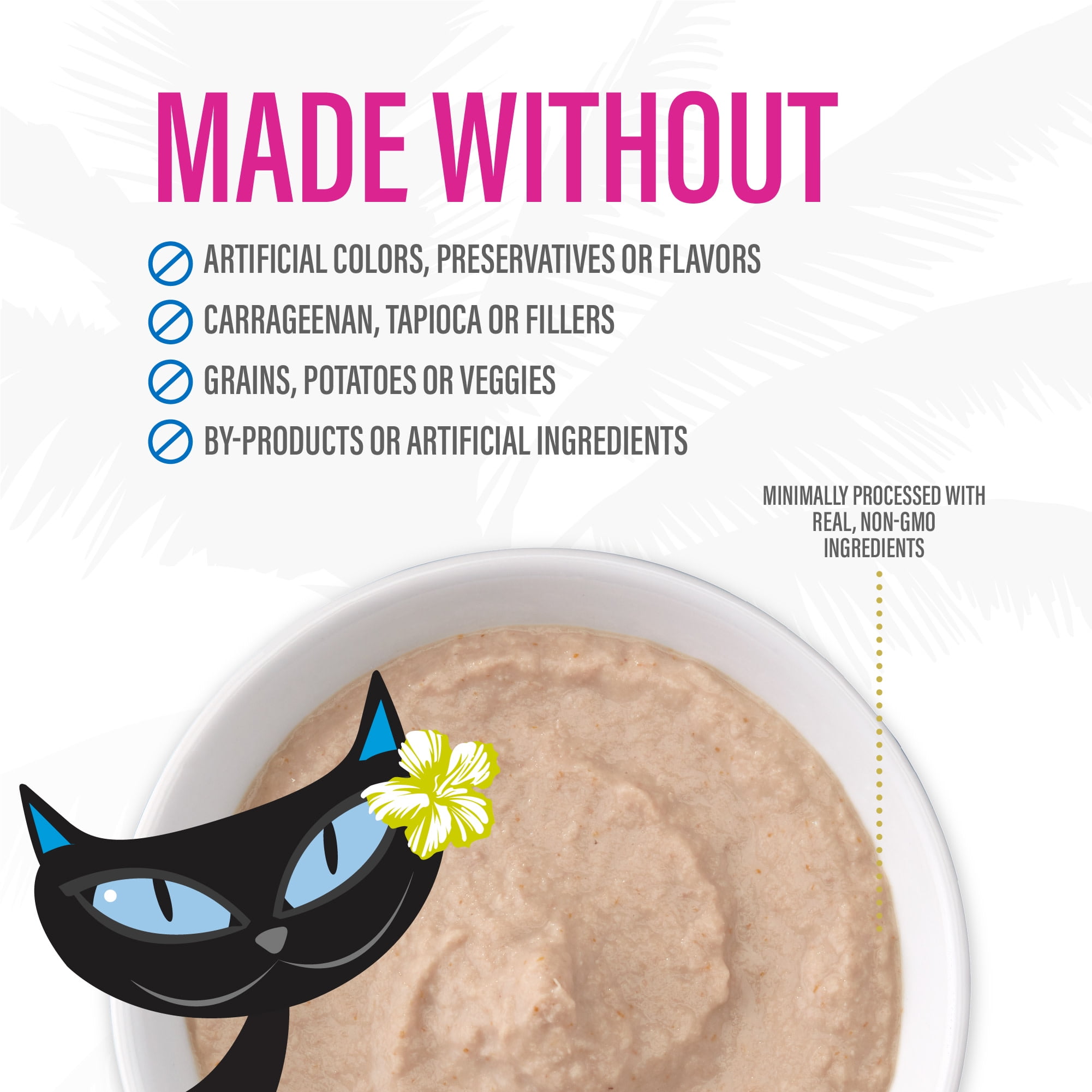 Tiki Cat Luau Velvet Mousse Wet Cat Food, Chicken & Salmon, 2.8 oz. Pouch