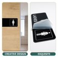 thumbnail image 4 of Signs Bathroom Restroom Sign Toilet Door Signage Signboard Gentlemen Business Restroomsdecor Symbol Men Plateladies, 4 of 7