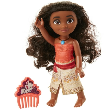 Disney Princess Petite Moana 6 inch Fashion Doll with Beautiful Outfit and Comb