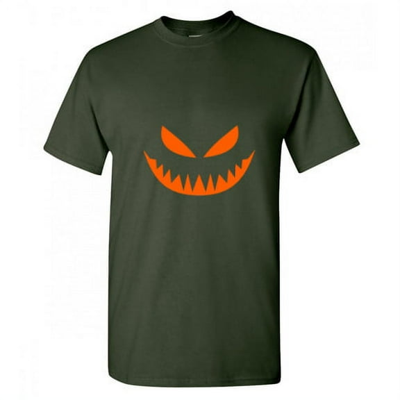 Mean Pumpkin Emoticon Holloween Tee Graphic Funny T shirts