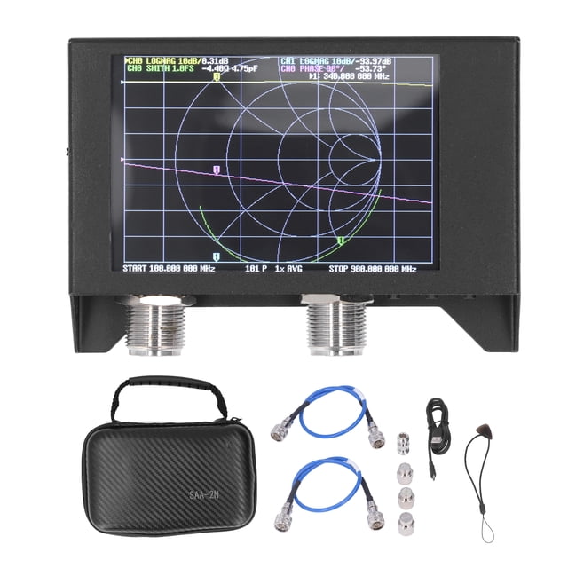 HFVHFUHF Antenna Analyzer,Vector Network Analyzer 50KHz‑3GHz Vector Network Analyzer Antenna Analyzer Remarkable Clarity