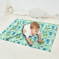 thumbnail image 2 of LightGreen Dinosaurs Clouds Trees Pattern Blanket,Comfortable Soft Lamb Wool Throw Blanket,All Season,Warm Lightweight Blankets for Sofa Bed Couch Living Room Chair,30"x40", 2 of 4