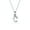 Silver-C, variant on Womens ABC Block Letter Initial Pendant Necklace Silver Alphabet